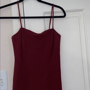 Maroon dress